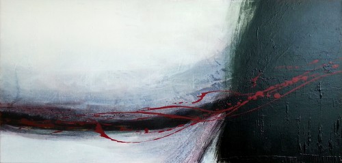 Acrylic abstract painting by Jacek Blech